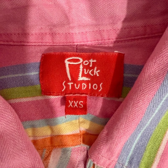 🔥Potluck Colorful Striped Shirt🔥 - Picture 3 of 6